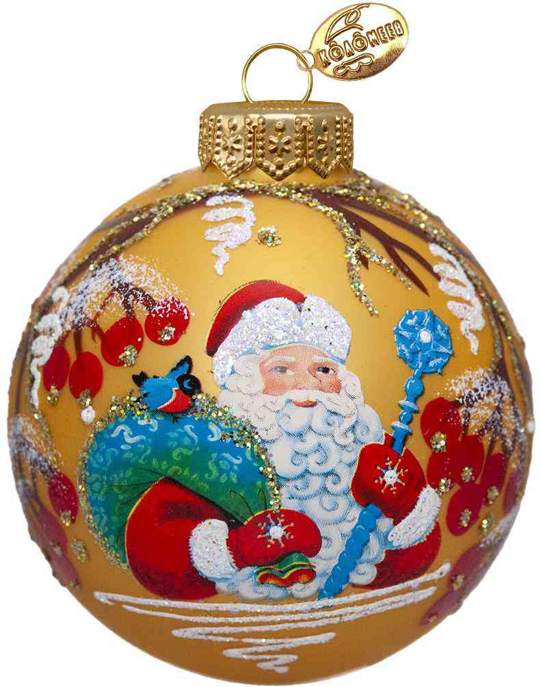Ёлочное украшение Коломеев Шар. Праздничный Дед Мороз, стекло
Ёлочное украшение Коломеев Шар. Праздничный Дед Мороз, стекло