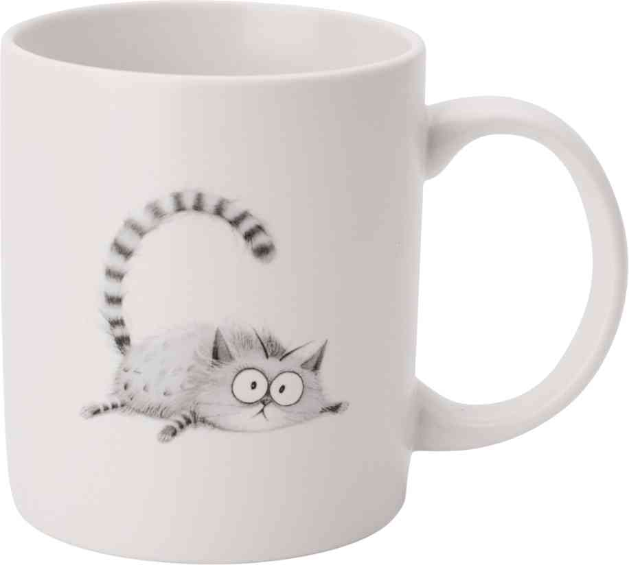 Кружка фарфоровая с рисунком кот Meow, цвет белый
Кружка фарфоровая с рисунком кот Meow, цвет белый