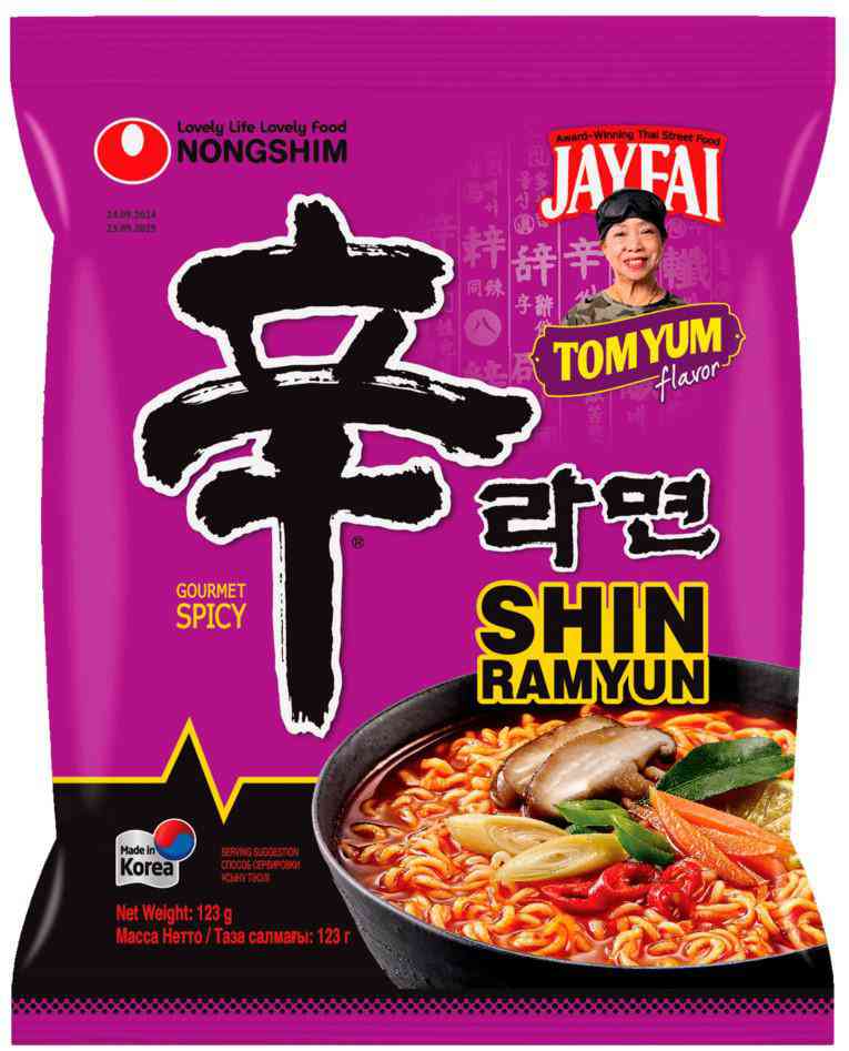 Лапша быстрого приготовления Nongshim шин рамен том ям
Лапша быстрого приготовления Nongshim шин рамен том ям