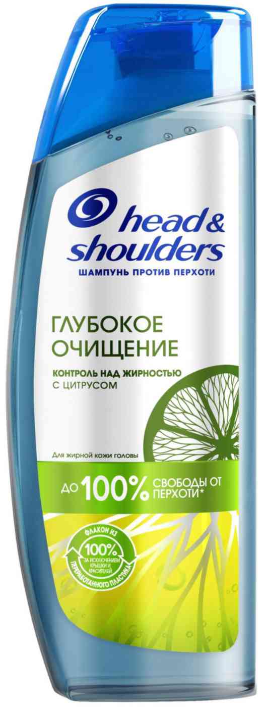 Шампунь против перхоти Head & Shoulders Глубокое очищение Контроль над жирностью с цитрусом