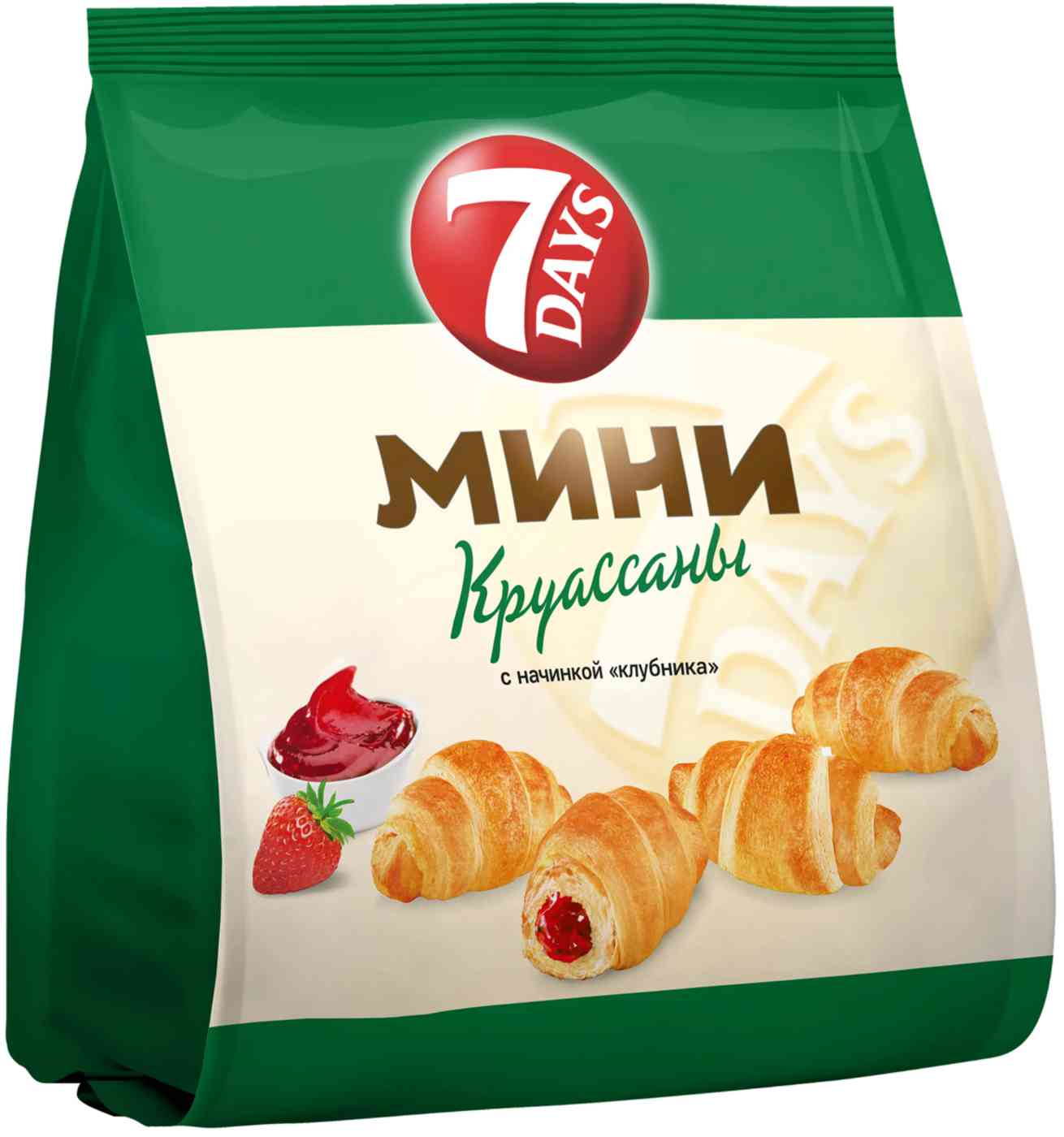 Круассаны мини 7 Days с кремом Клубника
Круассаны мини 7 Days с кремом Клубника