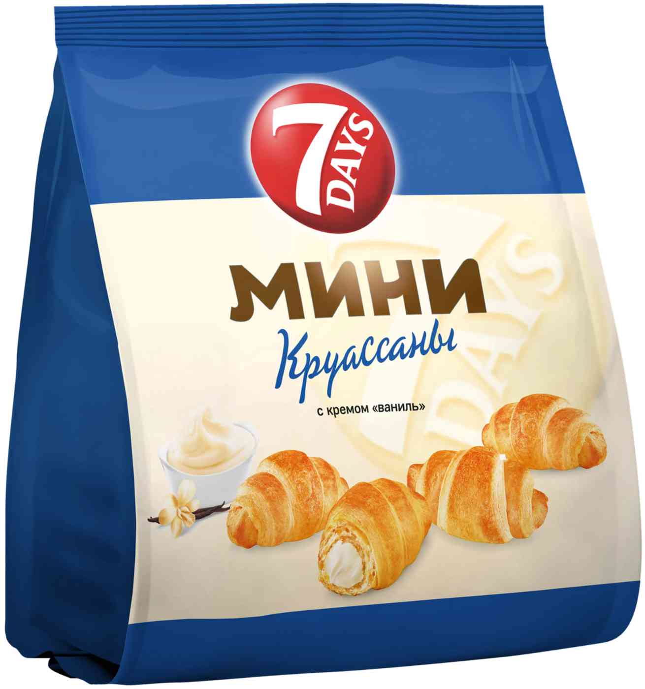 Круассаны мини 7 Days с кремом Ваниль
Круассаны мини 7 Days с кремом Ваниль