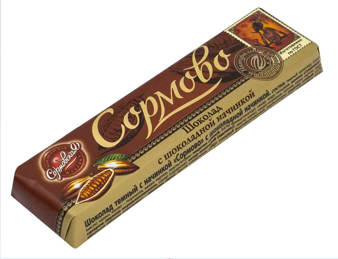 Батончик Сормовская с шоколадной начинкой
Батончик Сормовская с шоколадной начинкой