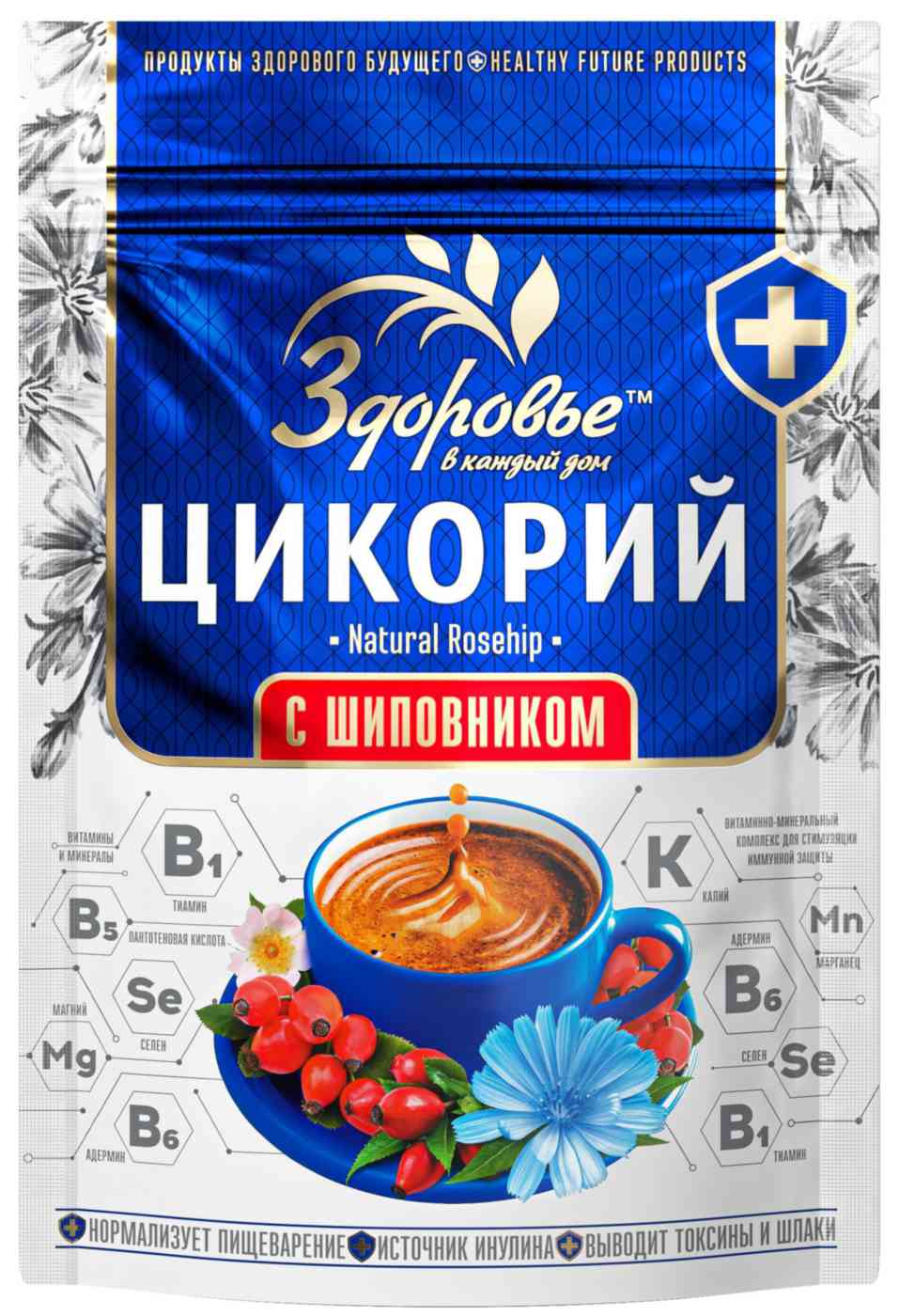 Цикорий гранулированный Здоровье с экстрактом шиповника витаминизированный
Цикорий гранулированный Здоровье с экстрактом шиповника витаминизированный