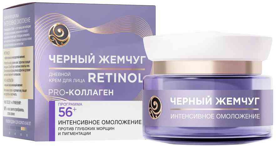 Крем для лица дневной Чёрный Жемчуг Retinol Pro-Коллаген интенсивное омоложение 56+
Крем для лица дневной Чёрный Жемчуг Retinol Pro-Коллаген интенсивное омоложение 56+