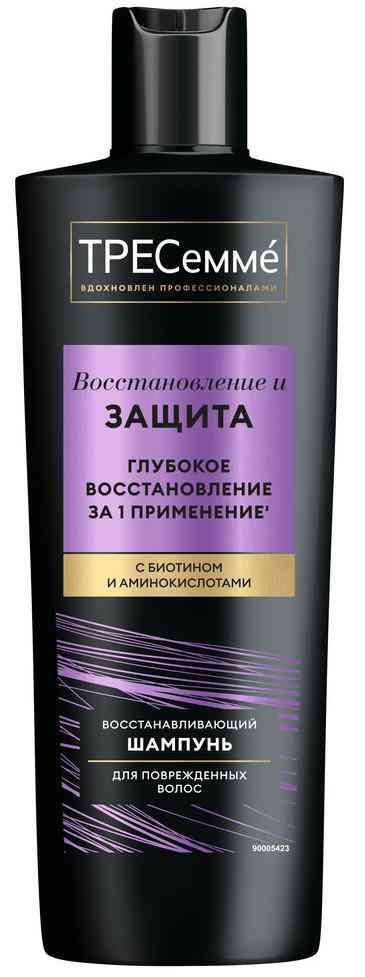 Шампунь для поврежденных волос ТРЕСеммé Восстановление и защита
Шампунь для поврежденных волос ТРЕСеммé Восстановление и защита