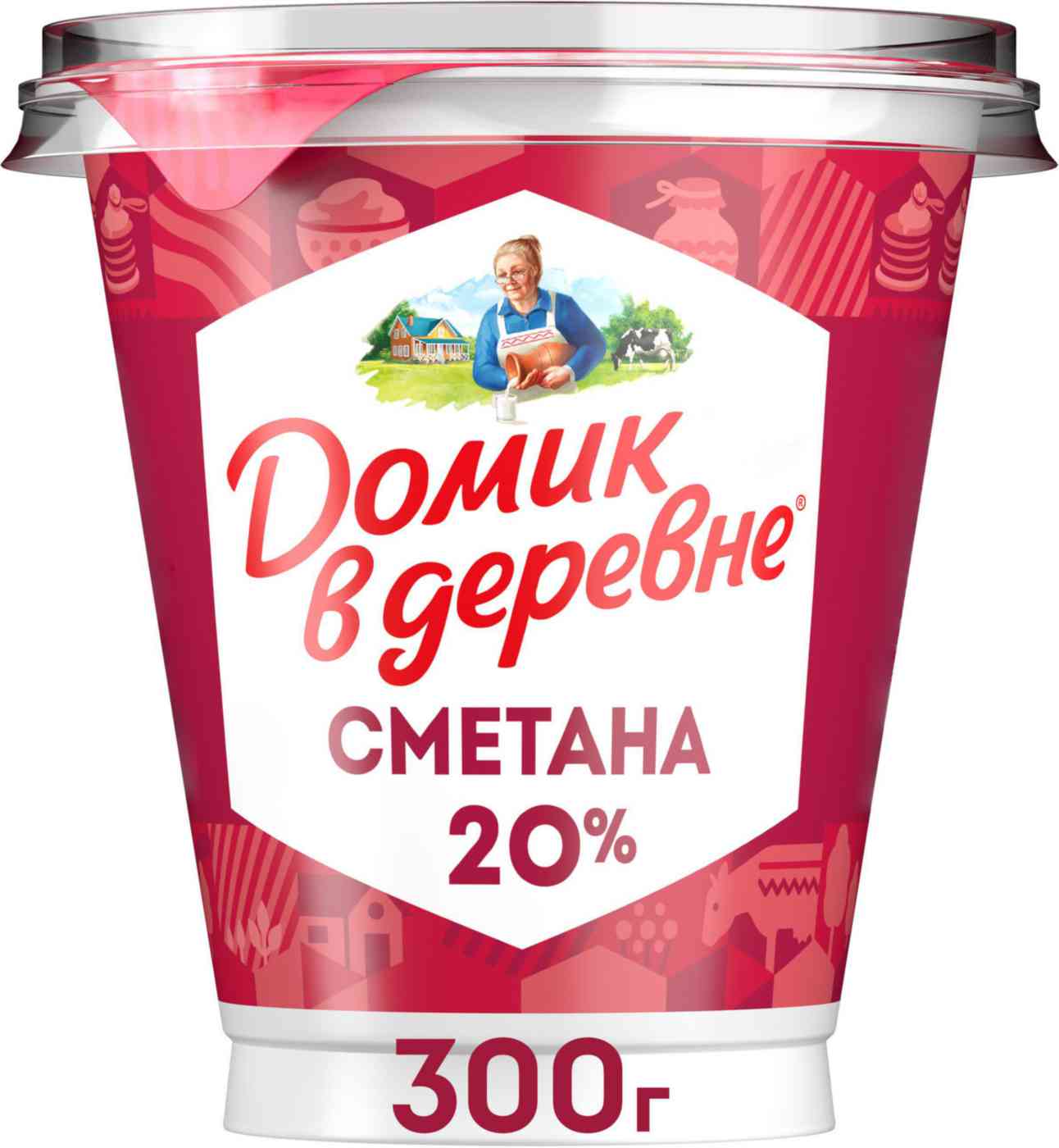 Сметана Домик в деревне 20%