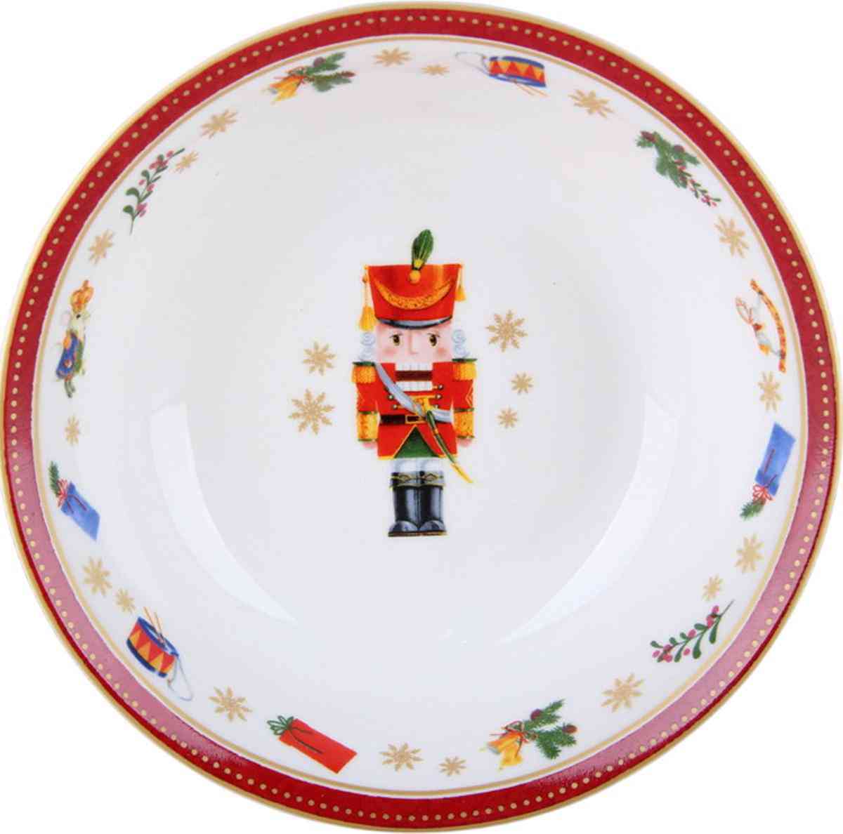 Салатник фарфоровый Щелкунчик цвет: белый/красный
Салатник фарфоровый Щелкунчик цвет: белый/красный