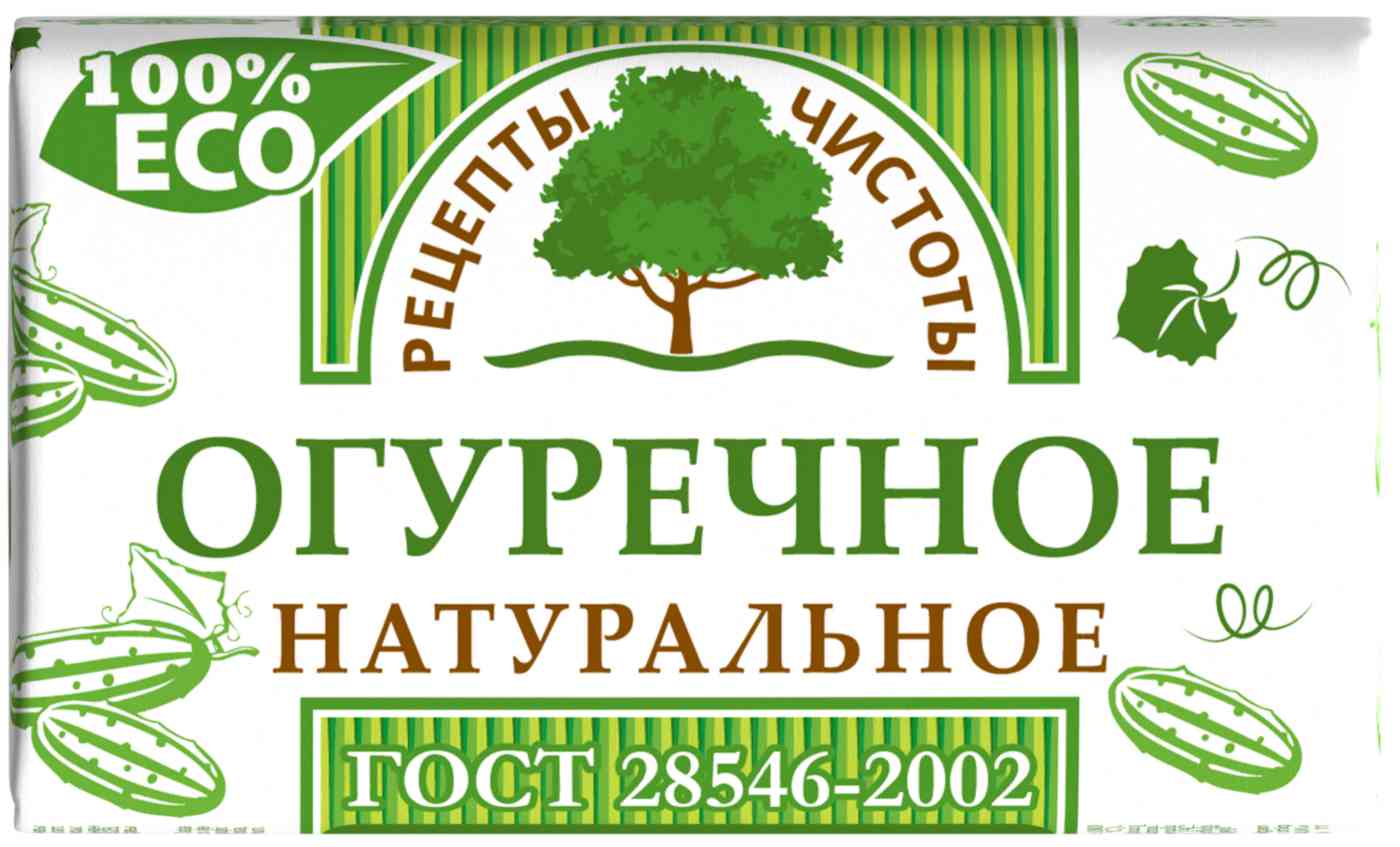 Мыло туалетное Рецепты Чистоты огуречное
Мыло туалетное Рецепты Чистоты огуречное