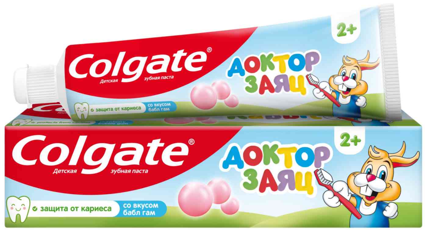 Зубная паста детская Colgate Доктор Заяц Защита от кариеса бабл гам с 2 лет
Зубная паста детская Colgate Доктор Заяц Защита от кариеса бабл гам с 2 лет