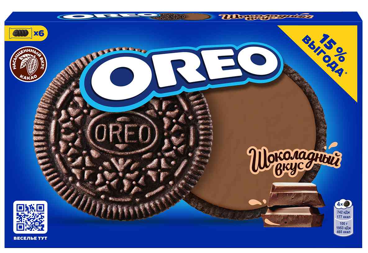 Печенье Oreo Шоколадный вкус
Печенье Oreo Шоколадный вкус