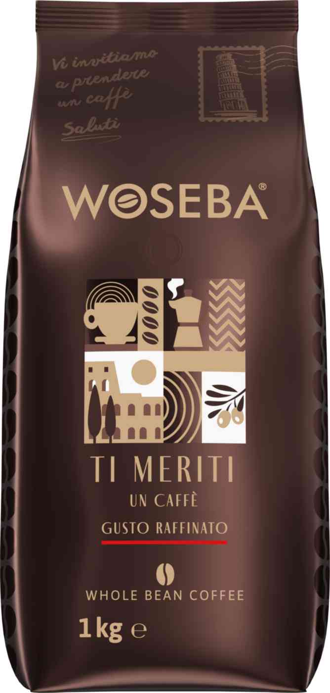Кофе в зернах Woseba Gusto Raffinato
Кофе в зернах Woseba Gusto Raffinato