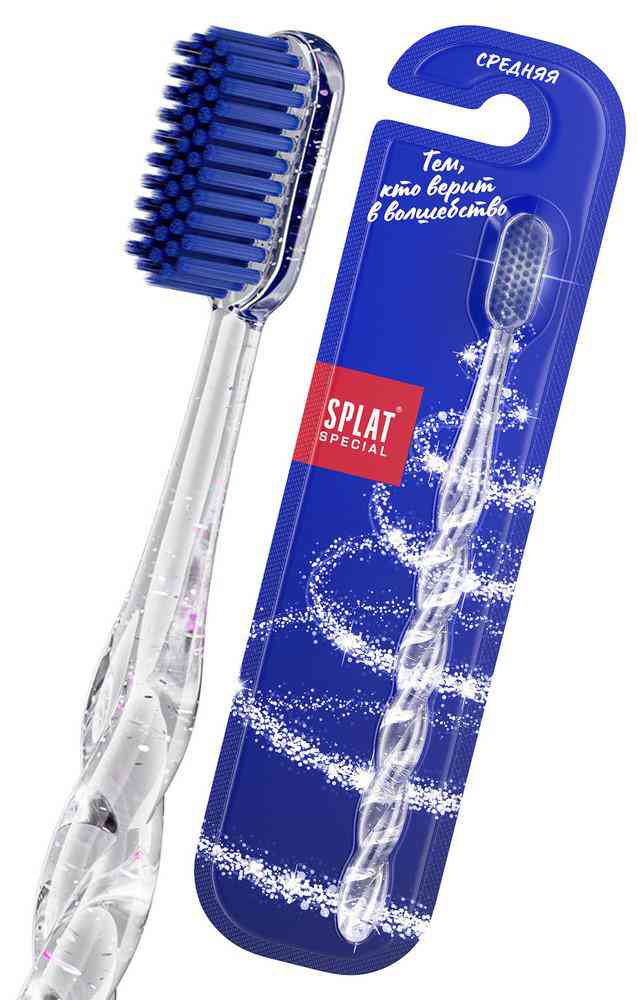 Зубная щетка Splat Spetial Белоснежная улыбка средней жесткости, цвета в ассортименте
Зубная щетка Splat Spetial Белоснежная улыбка средней жесткости, цвета в ассортименте