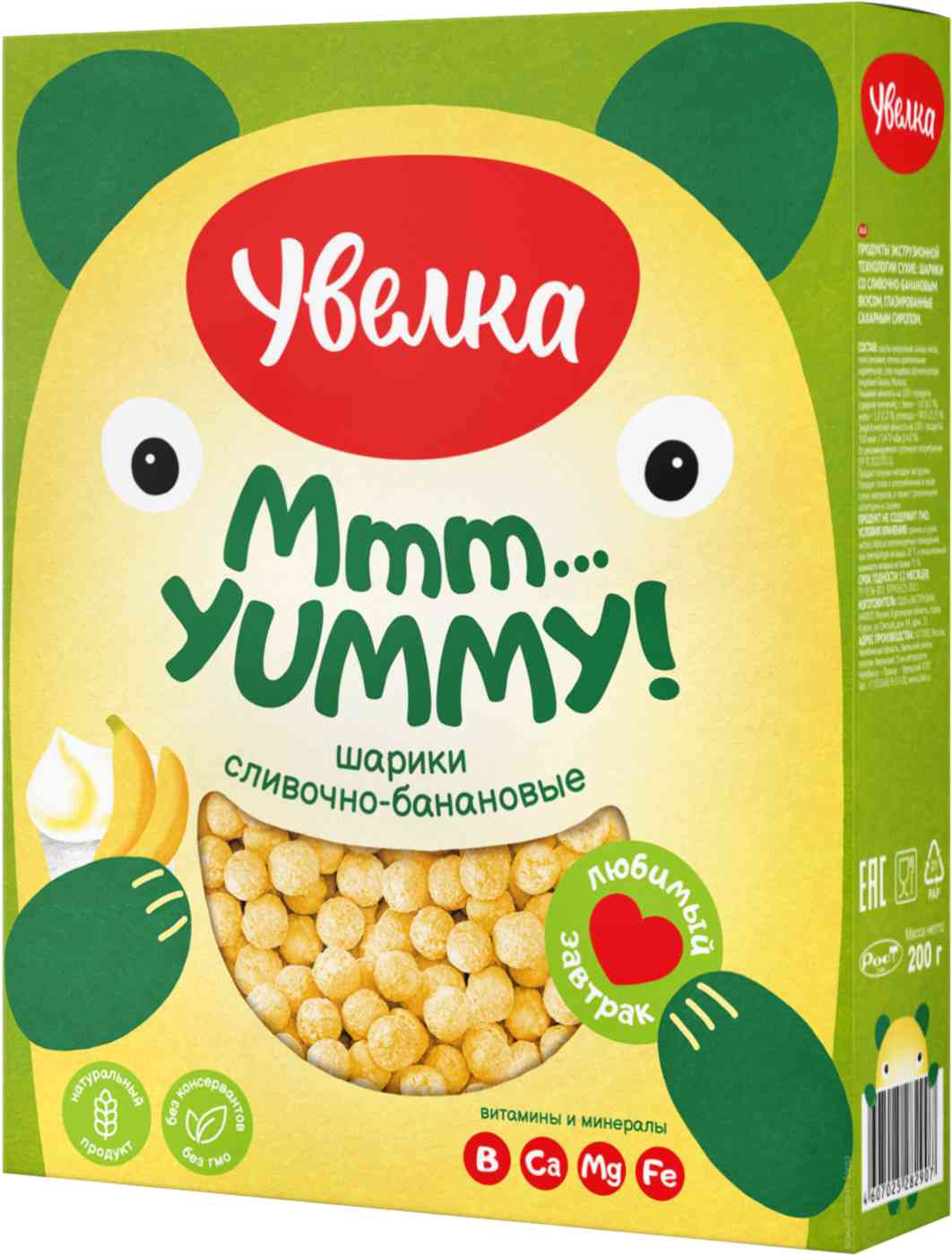 Готовый завтрак шарики Увелка Сливочно-банановые
Готовый завтрак шарики Увелка Сливочно-банановые