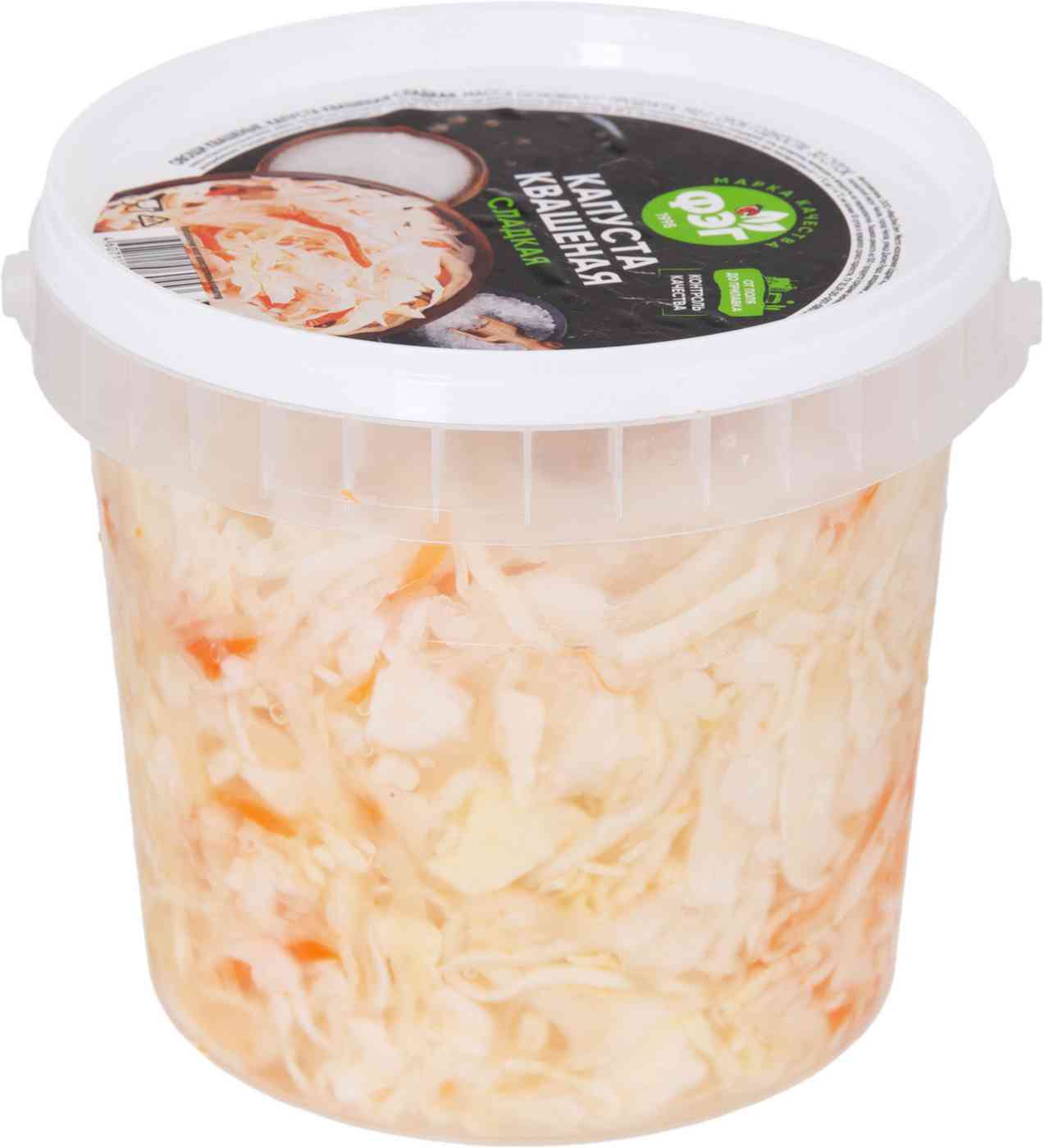 Капуста квашеная ФЭГ сладкая
Капуста квашеная ФЭГ сладкая