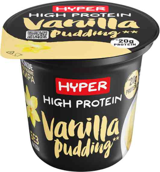 Пудинг высокопротеиновый Hyper ванильный High Protein 1,5% 
Пудинг высокопротеиновый Hyper ванильный High Protein 1,5%