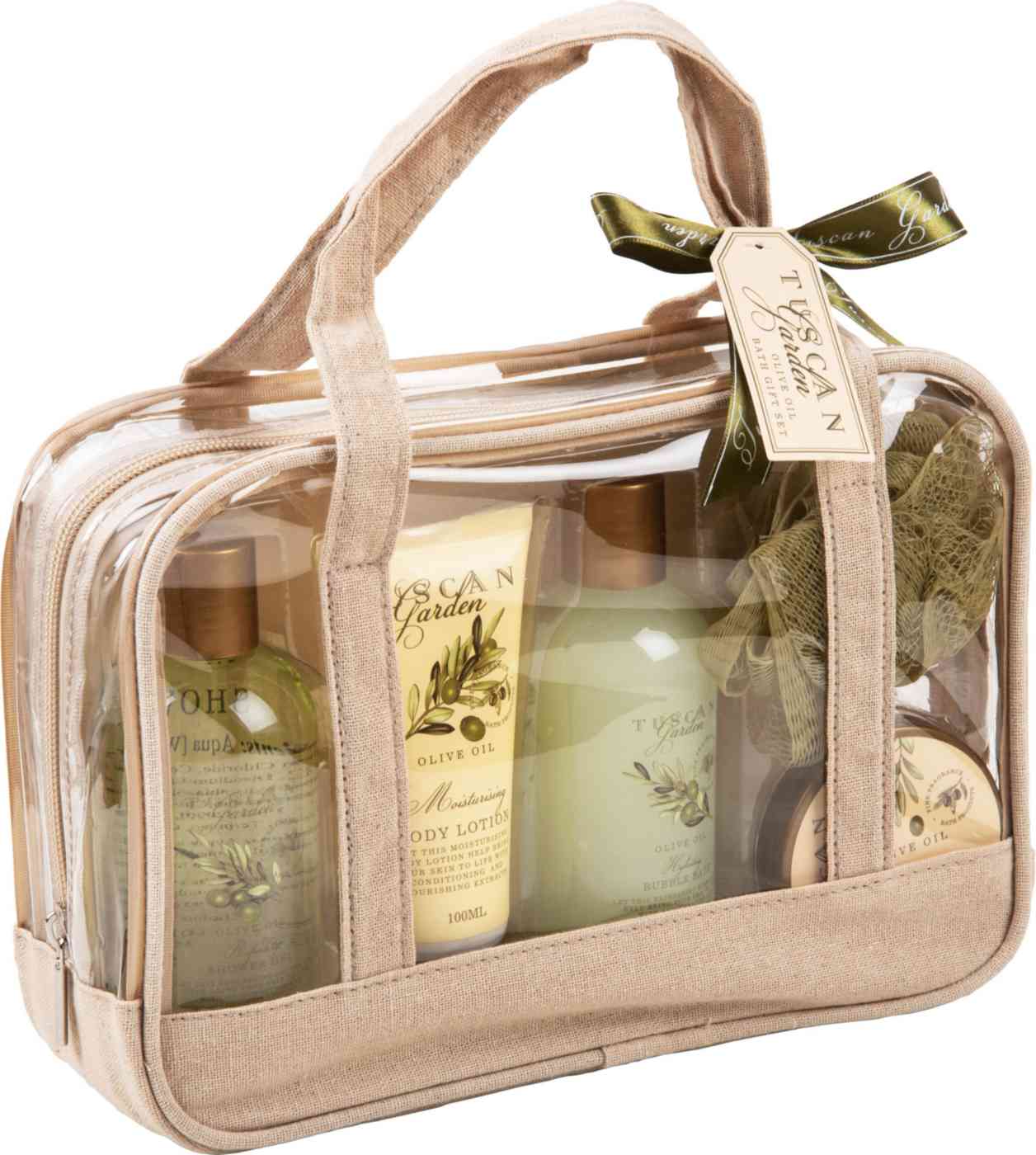 Подарочный набор Tuscan Garden Оливковое масло в косметичке
Подарочный набор Tuscan Garden Оливковое масло в косметичке