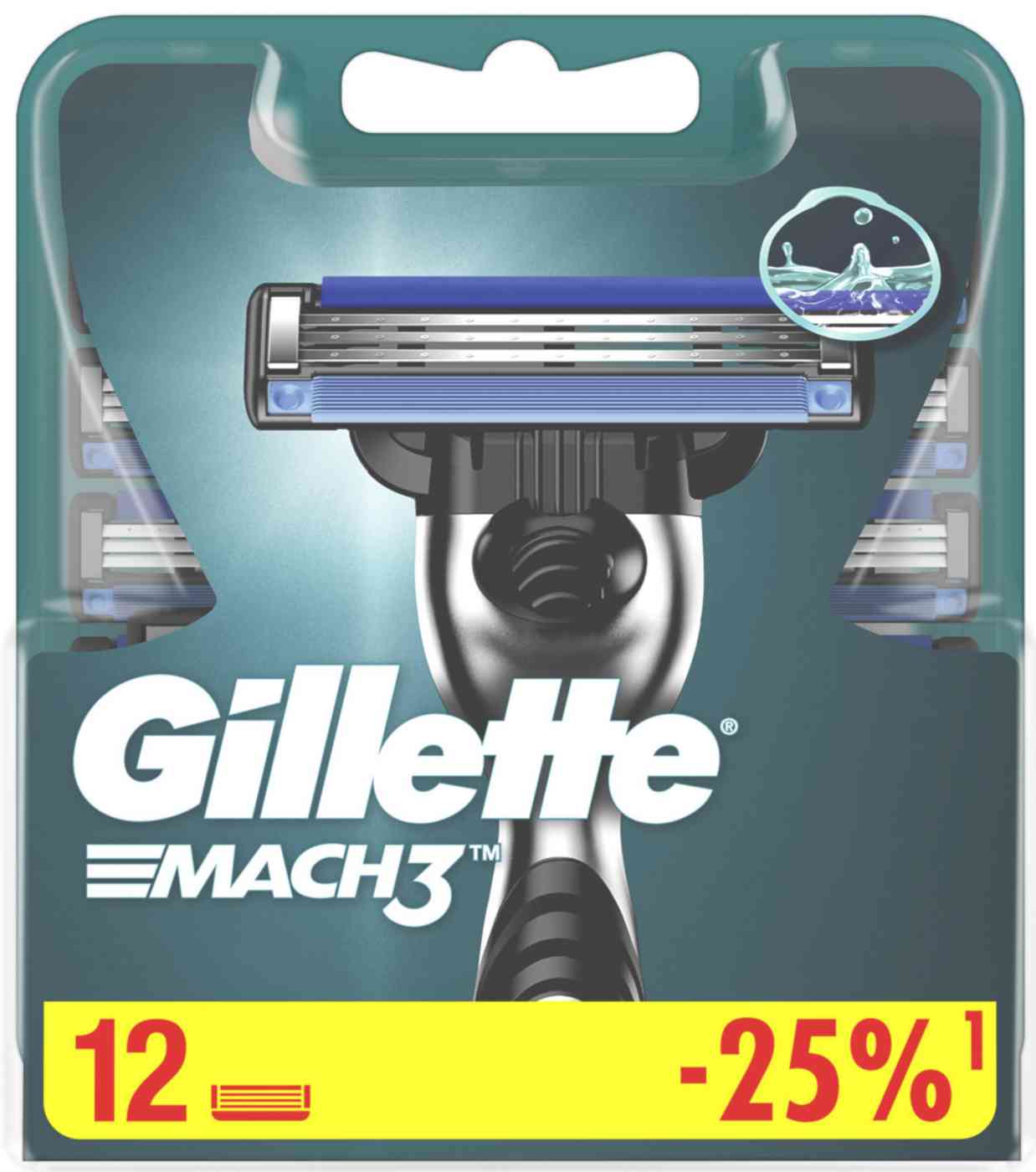Сменные кассеты для бритвы Gillette Mach3 
Сменные кассеты для бритвы Gillette Mach3