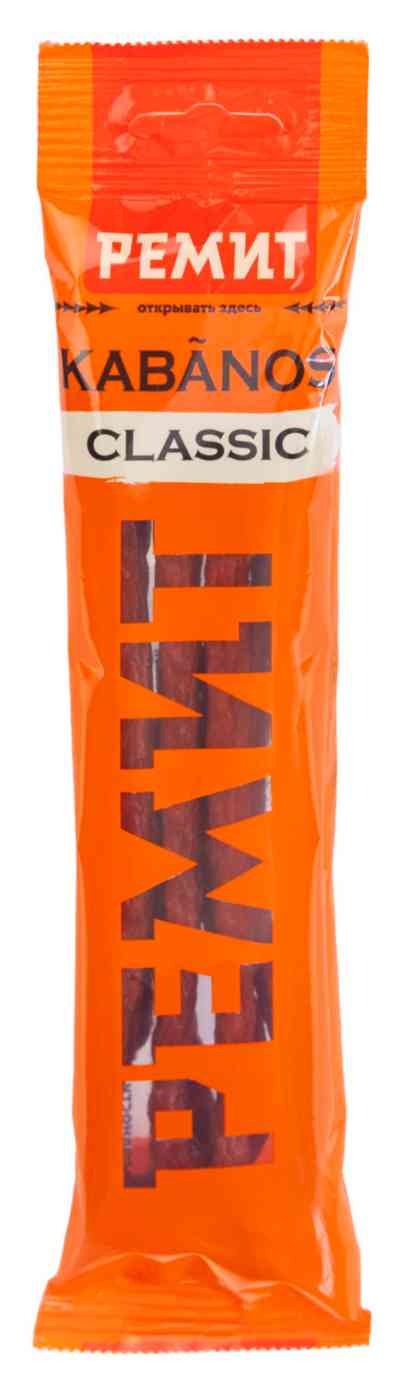 Колбаски сырокопчёные Ремит Kabanos Classic
Колбаски сырокопчёные Ремит Kabanos Classic