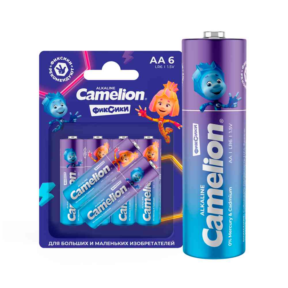Батарейки алкалиновые Camelion Фиксики АА
Батарейки алкалиновые Camelion Фиксики АА