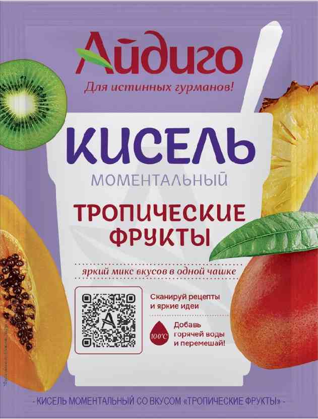 Кисель Айдиго Тропические фрукты
Кисель Айдиго Тропические фрукты