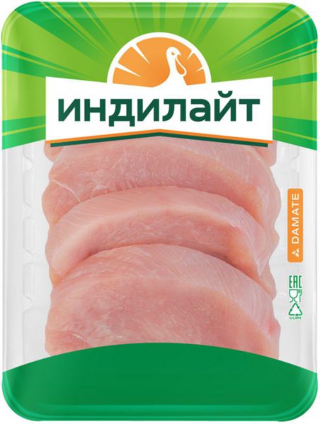 Котлета натуральная из мяса индейки Индилайт, 400г