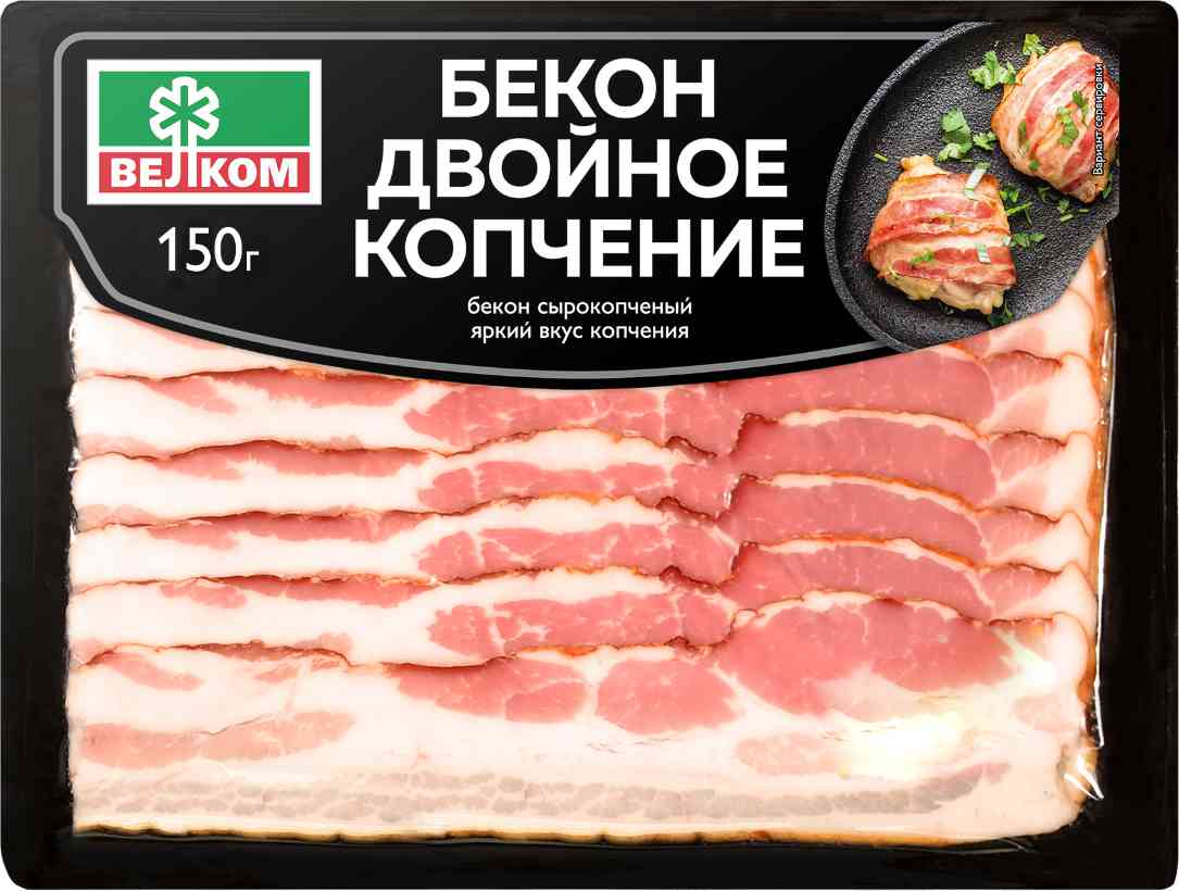 

Бекон сырокопченый Велком