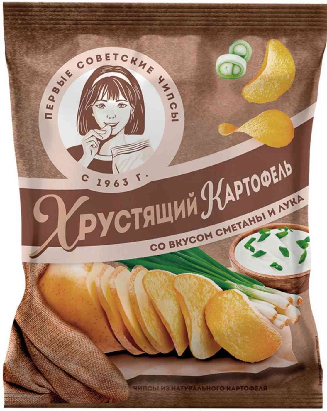 Чипсы картофельные Хрустящий картофель 68₽