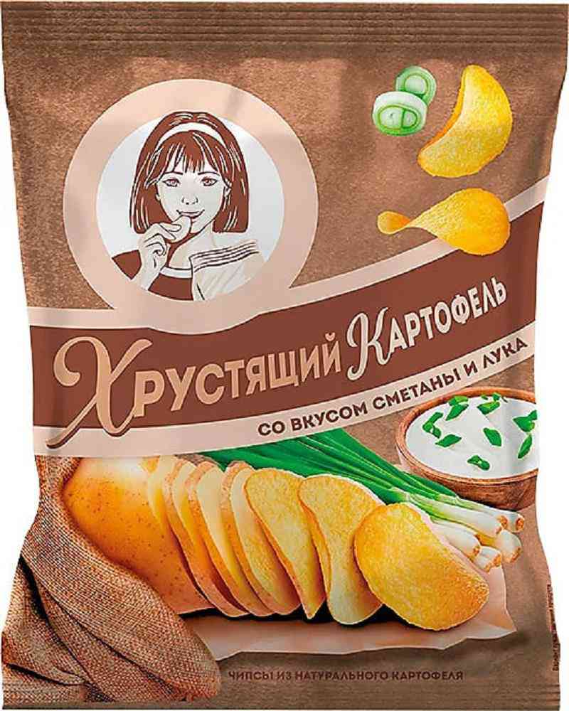 Чипсы картофельные Хрустящий картофель