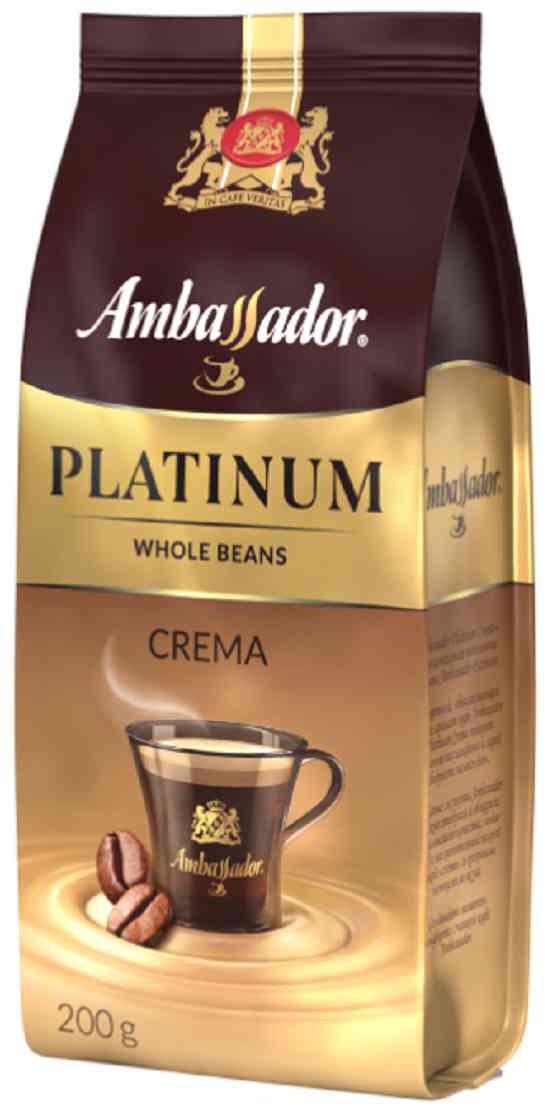 Кофе в зёрнах Ambassador Platinum Crema