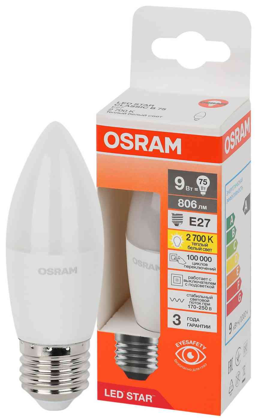 Лампа LED E27 Osram