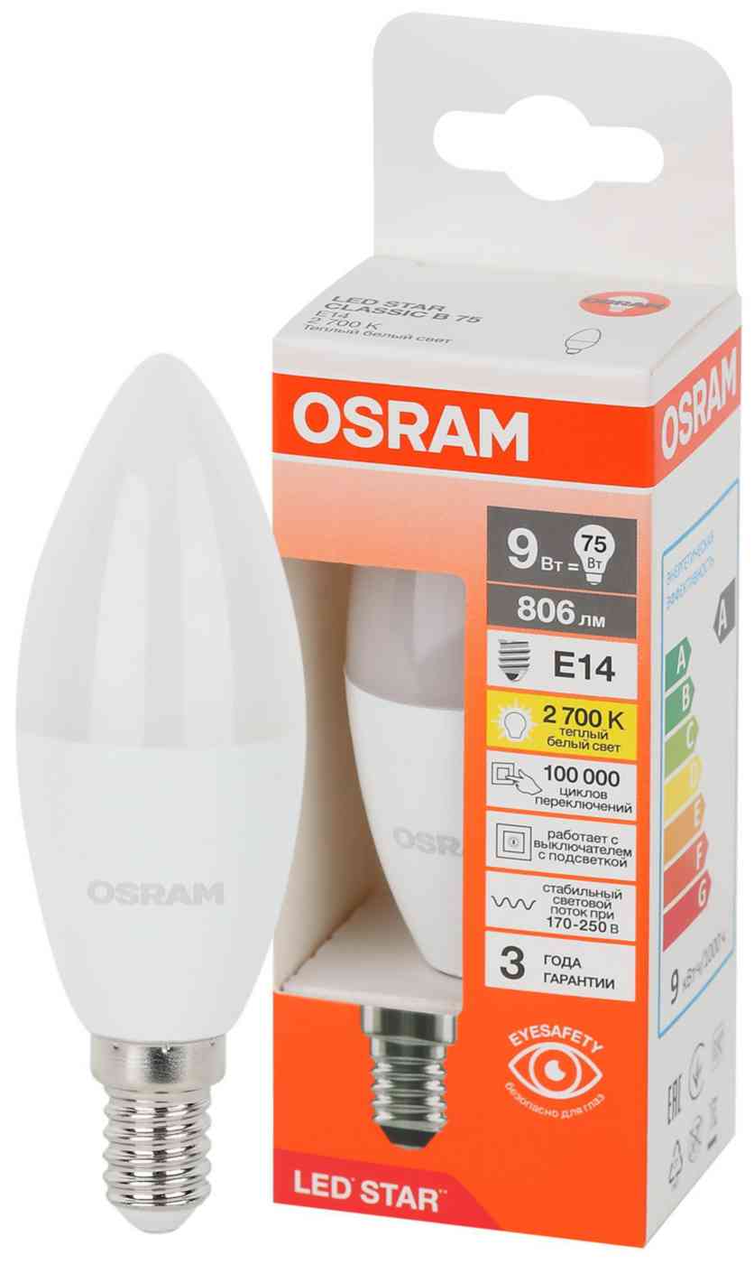 

Лампа LED E14 Osram