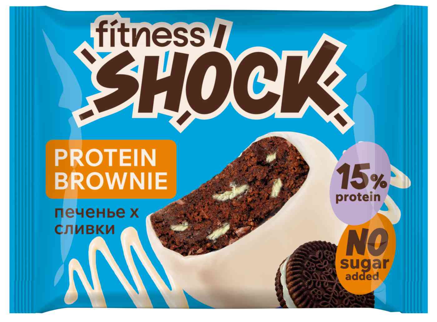 

Брауни протеиновый FitnesShock