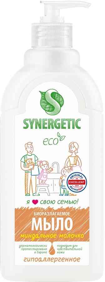

Жидкое мыло биоразлагаемое гипоаллергенное Synergetic