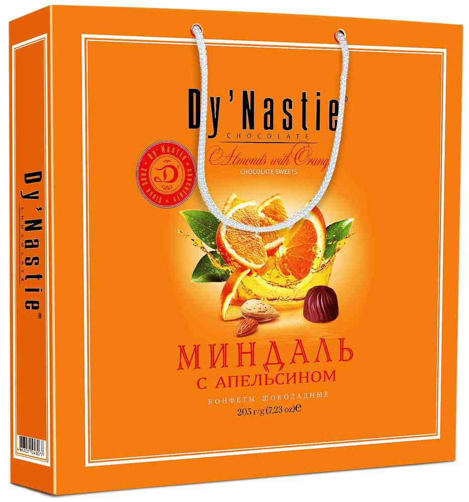 

Набор конфет шоколадные Dy'Nastie Миндаль с апельсином