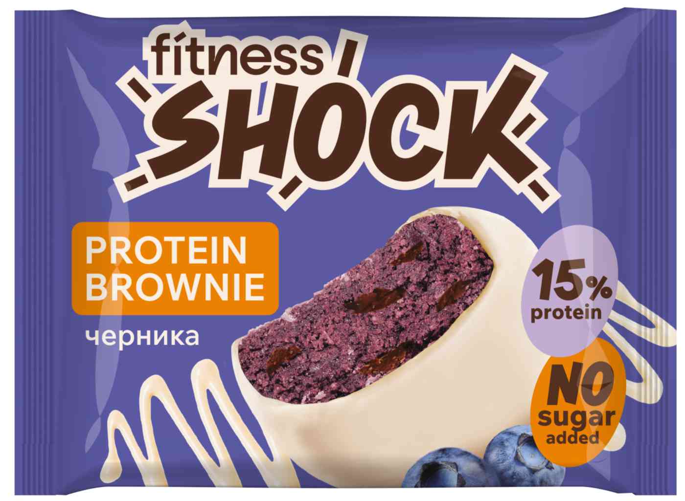 Брауни протеиновый FitnesShock 122₽