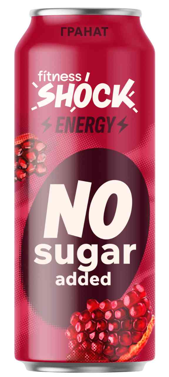 

Энергетический напиток FitnesShock Energy гранат