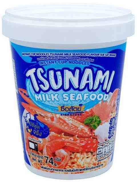 Лапша Sue Sat Tsunami со вкусом сливочного супа с морепродуктами