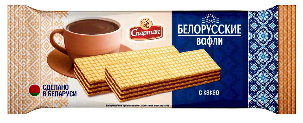 Вафли Спартак какао