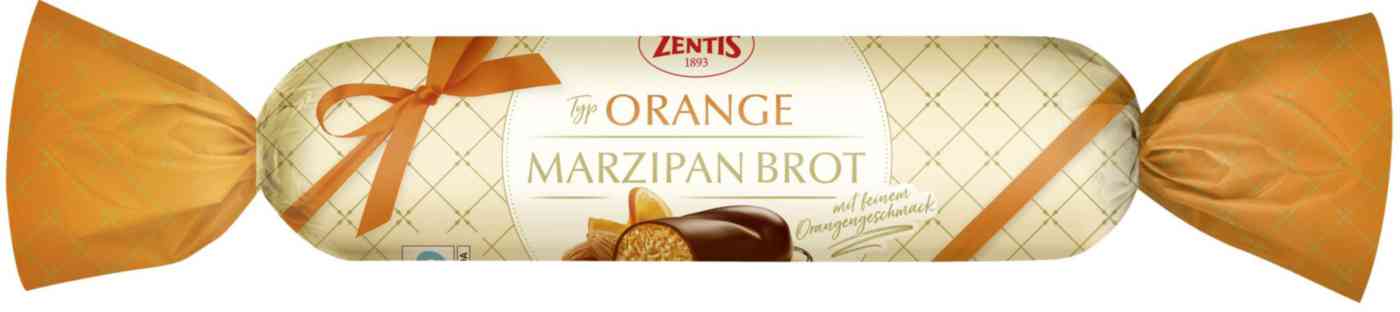 Конфета Zentis марципановая буханка со вкусом апельсина