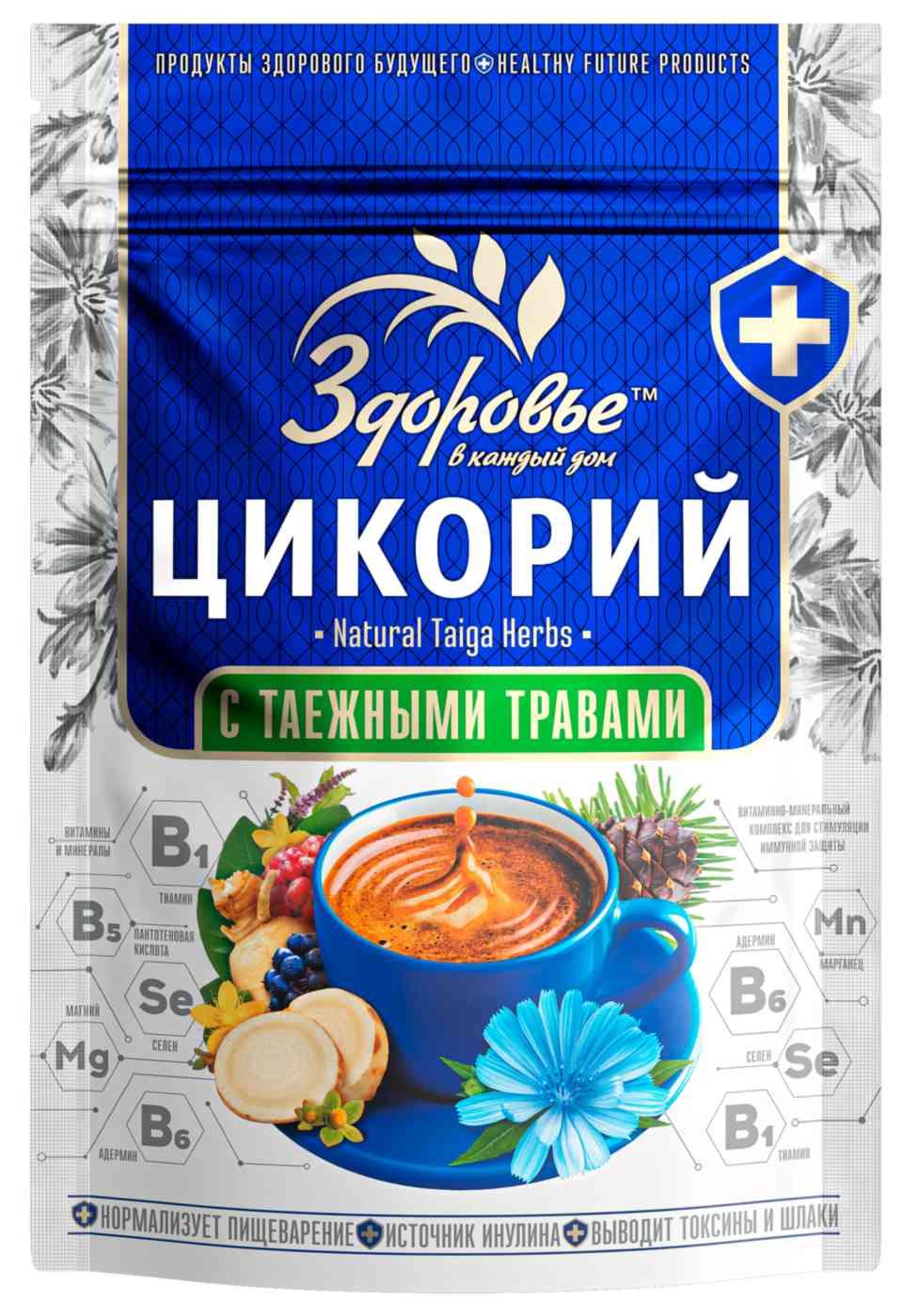 Цикорий гранулированный Здоровье Таежные травы