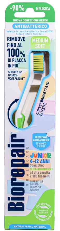 

Зубная щетка детская Biorepair Curve Junior от 6 до 12 лет