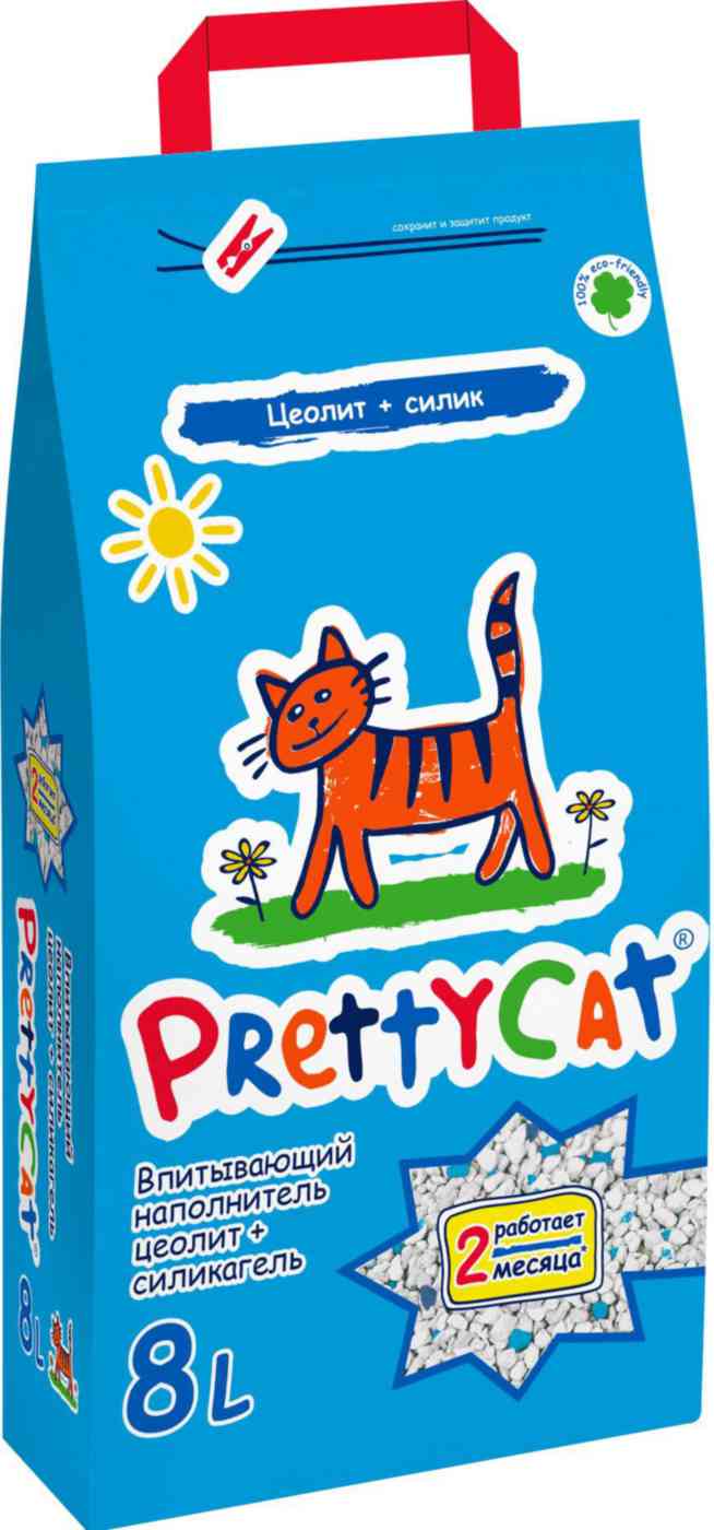 Наполнитель для кошачьего туалета впитывающий PrettyCat