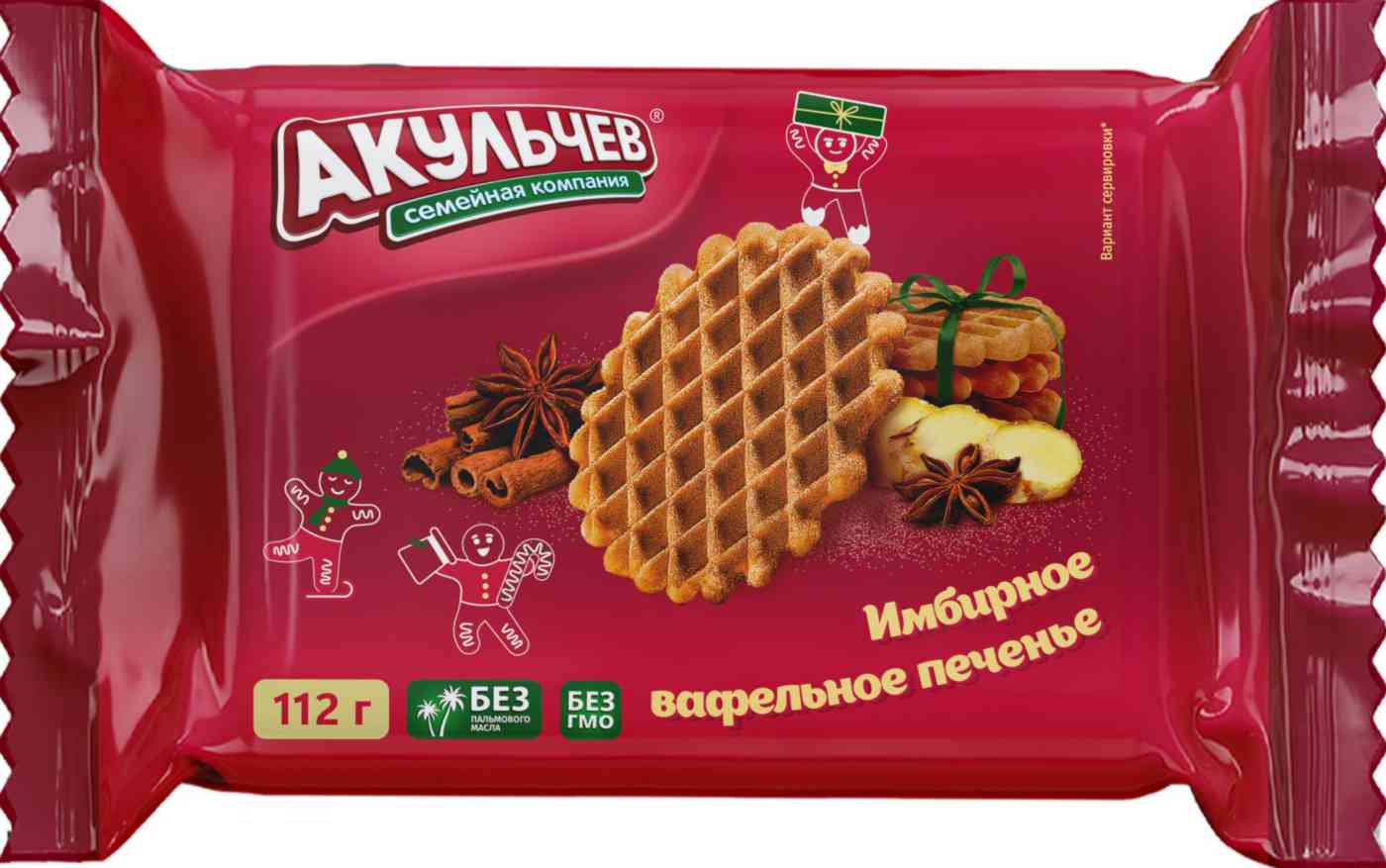 Печенье вафельное Акульчев