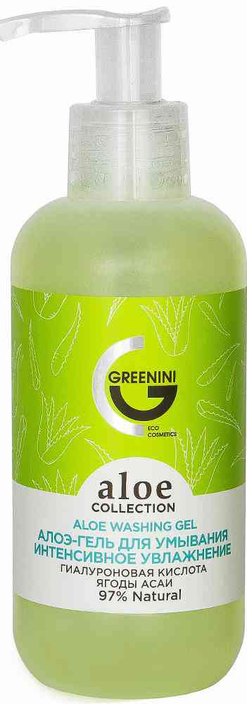 

Алоэ-гель для умывания Greenini