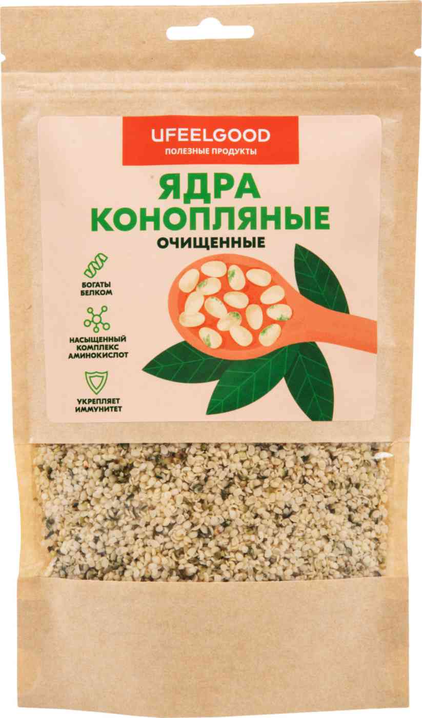 Ядра конопляные очищенные Ufeelgood 510₽
