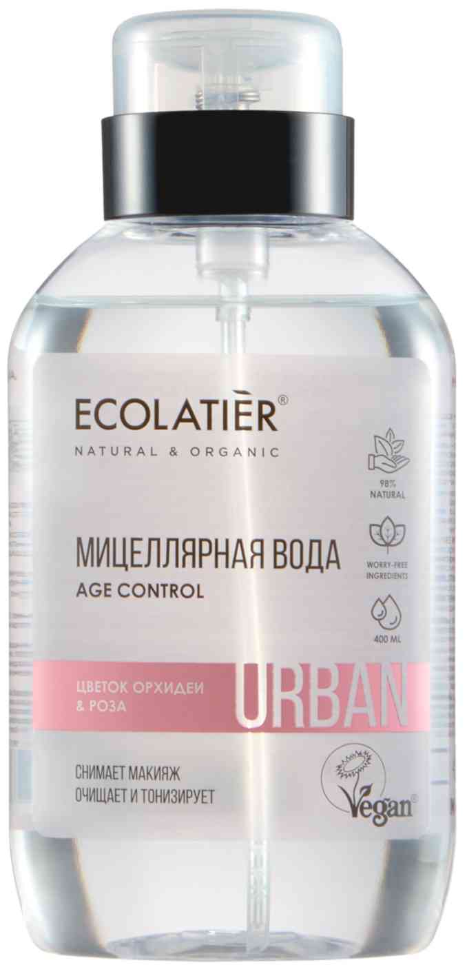 Мицеллярная вода Ecolatier Urban цветок орхидеи-роза