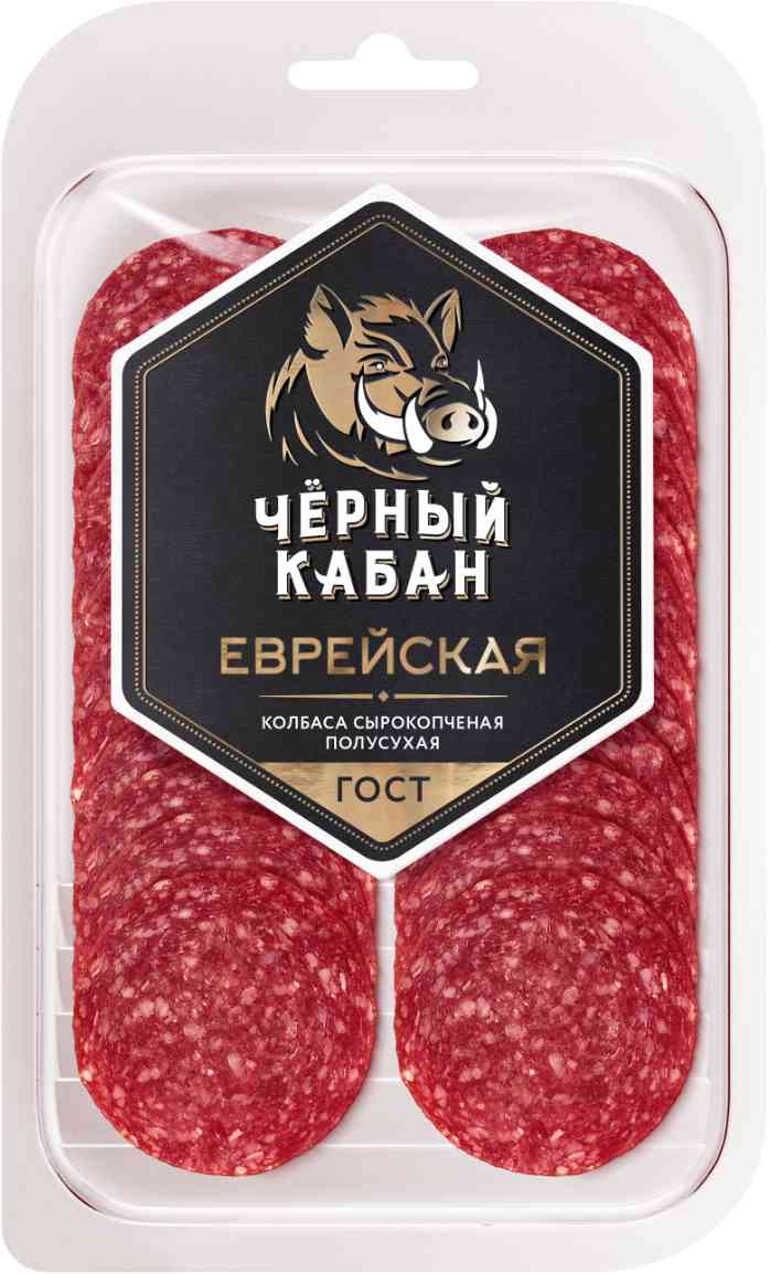 Колбаса сырокопченая Черный кабан 295₽