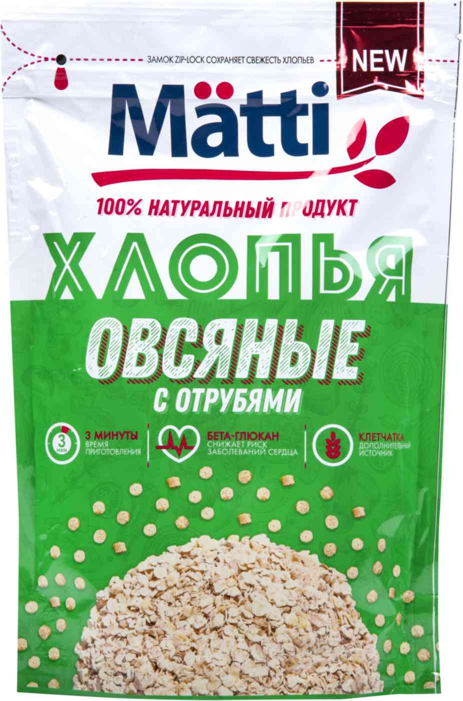 Хлопья овсяные Matti