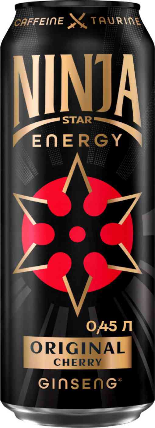 

Энергетический напиток Ninja Star черри